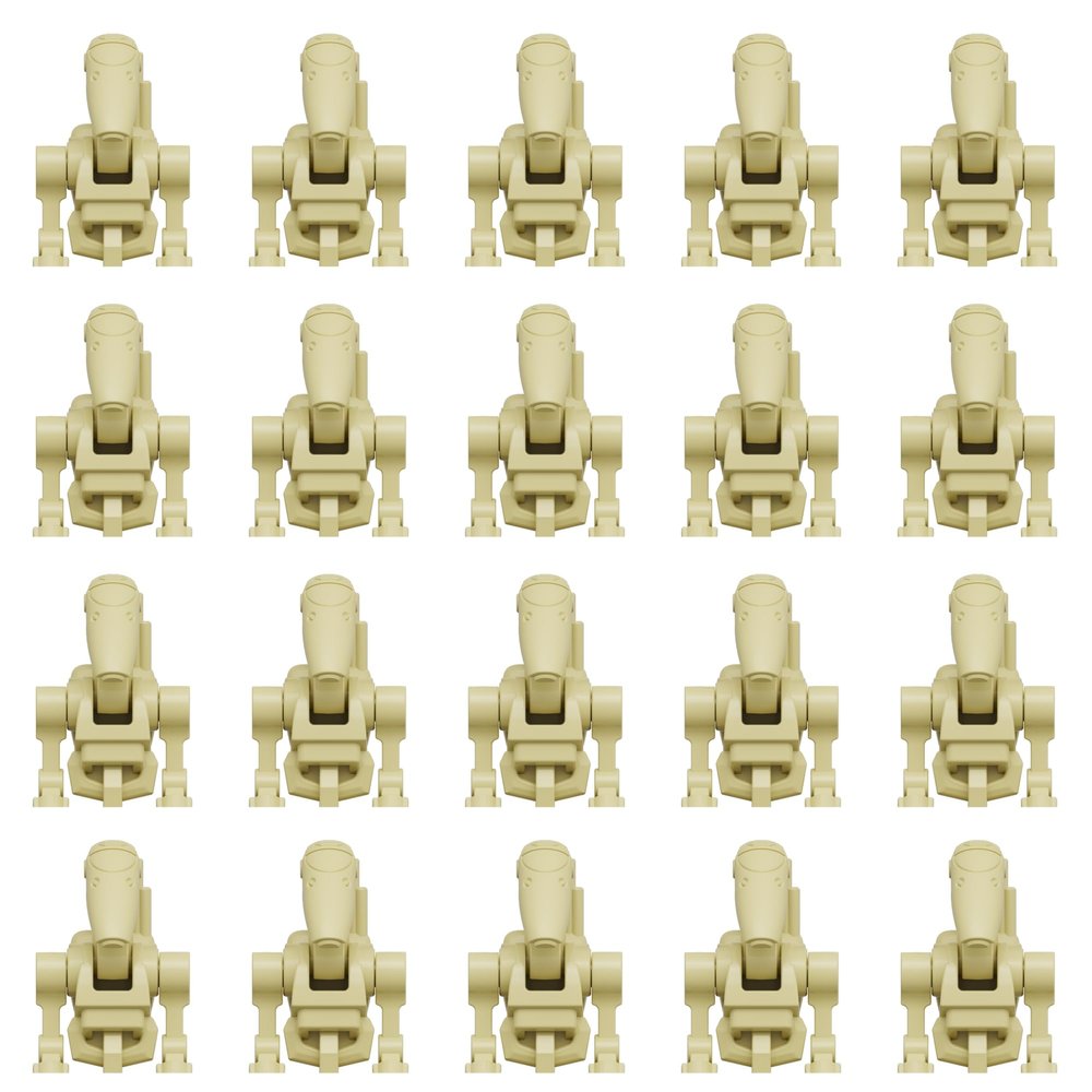 20pcs B1 Clankers Battle Robots, Clone Army Building, 20 Figures, Battle Pack with Accessories