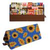 2 Pack -Holders for Playing Cards and Bingo Pull Tabs, Foldable Hands Free for Kids and Adults (Sunflower)