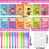 24 Pack Valentines Day Gifts for Kids Classroom Invisible Ink Pen with Valentines Cards, Valentines Party Favors for Kids School Spy Pen Magic Gifts Valentines Pens for Class Exchange Card Prizes view 2
