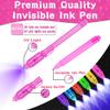 24 Pack Valentines Day Gifts for Kids Classroom Invisible Ink Pen with Valentines Cards, Valentines Party Favors for Kids School Spy Pen Magic Gifts Valentines Pens for Class Exchange Card Prizes view 4