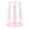 Estink Puppe Rotating Clear Display Case, ABS Material, 360 Degree Rotation, Ideal for Dolls, Miniatures, Jewelry Storage (Pink) view 2