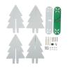 3D DIY Electronic Christmas Tree Kit - LED Gradient Light, USB Powered (Acrylic & Metal) - Soldering Practice Kit for Beginners & Enthusiasts, Holiday Decoration view 1