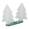 3D DIY Electronic Christmas Tree Kit - LED Gradient Light, USB Powered (Acrylic & Metal) - Soldering Practice Kit for Beginners & Enthusiasts, Holiday Decoration view 2