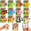 24 Pack Valentines Day Cards for Kids Classroom with Valentines Animals Plush Toys Valentines Day Gifts for Kids School Valentines for Class Exchange Cards Valentines Party Favors Prizes Girls Boys view 1
