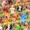 24 Pack Valentines Day Cards for Kids Classroom with Valentines Animals Plush Toys Valentines Day Gifts for Kids School Valentines for Class Exchange Cards Valentines Party Favors Prizes Girls Boys view 4