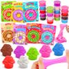 28 Pack Valentines Day Gifts for Kids Classroom Butter Slime Kit with Valentines Day Cards for Kids School, Valentines for Kids Class Exchange Cards Gifts Valentines Party Favors Boys Girls Toddlers view 1