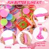 28 Pack Valentines Day Gifts for Kids Classroom Butter Slime Kit with Valentines Day Cards for Kids School, Valentines for Kids Class Exchange Cards Gifts Valentines Party Favors Boys Girls Toddlers view 3