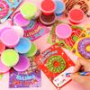 28 Pack Valentines Day Gifts for Kids Classroom Butter Slime Kit with Valentines Day Cards for Kids School, Valentines for Kids Class Exchange Cards Gifts Valentines Party Favors Boys Girls Toddlers view 4