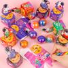28 Pack Valentines Day Gifts for Kids Classroom Galaxy Slime Kit Valentines Cards Space Gift Boxes for Kids School, Valentines Day Slime Fidget Toys Exchange Cards Valentines Party Favors Boys Girls view 3