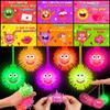 24 Pack Valentines Day Gifts for Kids Classroom LED Puffer Balls with Valentines Cards for Kids School Stress Relief Balls Light Up Toys Valentines for Boys Girls Class Exchange Prizes Party Favors view 1