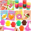 24 Pack Valentines Day Gifts for Kids Classroom Butter Slime Kit with Valentines Day Cards for Kids School, Valentines for Kids Class Exchange Cards Gifts Valentines Party Favors Boys Girls Toddlers view 1