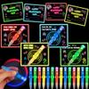24 Pack Valentines Day Gifts for Kids Classroom LED Rotating Fidget Toys with Valentines Cards for Kids School, Light Up Valentines Pen for Kids Class Exchange Cards Prizes Party Favors for Boys Girls view 1
