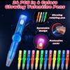 24 Pack Valentines Day Gifts for Kids Classroom LED Rotating Fidget Toys with Valentines Cards for Kids School, Light Up Valentines Pen for Kids Class Exchange Cards Prizes Party Favors for Boys Girls view 4