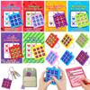 24 Pack Valentines Day Gifts for Kids Classroom Valentines Day Cards with Tic-Tac-Toe Game Keychains Valentines for Kids School Class Exchange Cards Valentines Party Favors Boys Girls Toddlers view 1