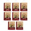 Bags - 10PCS Holiday Cookie Paper Bags with Handle Wrapping Sacks Pouches for Presents Party Favor, Seasonal Home Celebration, Holiday Treats, 21x15x8cm view 1