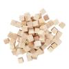 Pissente 100Pcs Pine Wooden Cubes, Lightweight Square Blank Blocks, Ideal for DIY Craft and Early Education Activities view 1