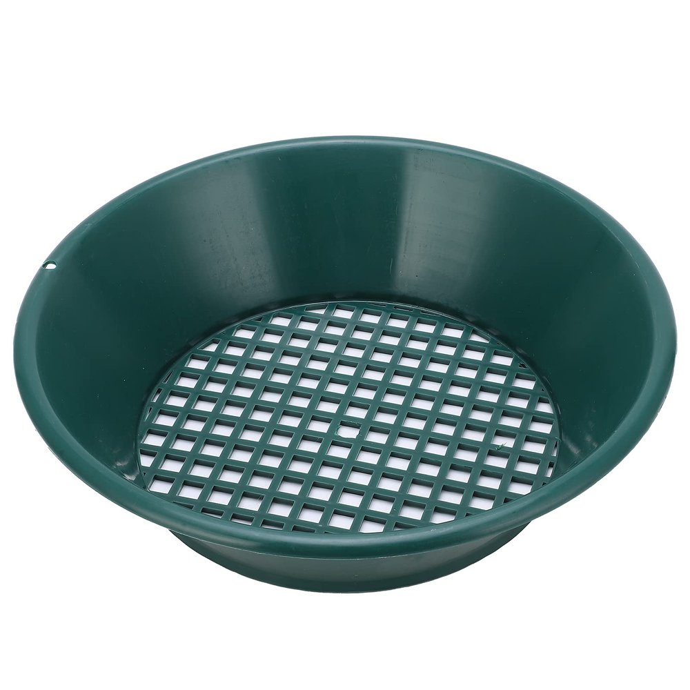 ANGGREK Gold Panning Classifier Screen, ABS Material, Portable and Stackable Design for Efficient Gold Prospecting