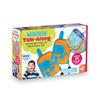 Walkie Talk-Along Scavenger Hunt & Adventure Set - 2 Rugged Walkie Talkies (1,000 ft Range) + 24 Mission Cards - Outdoor Backyard Games for Kids Ages 3+ view 1