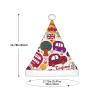 DRTGEDS School Newspaper In English Christmas Hat For Kids, Multi-Use Santa Hat For Parties And Festive Events view 3