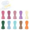 10-Pack Bulk Baby Food Pouch Spoons  Ultimate Daycare & Home Value Set  Universal Fit Silicone Dispensing Tips for Reusable & Disposable Pouches  Dishwasher Safe Spoons with 10 Travel Cases view 1