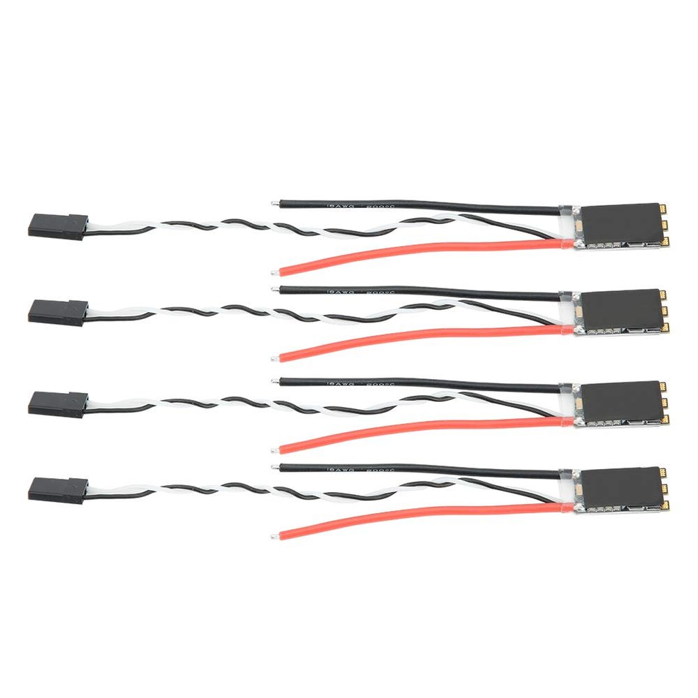 4PCS 20A S Bless ESC, Fast ing Upgrade Parts for FVT LittleBee, BLHeli S Program with Si F396 MCU, 2 4S Input, 20A Continuous t, D Support for RC Dr