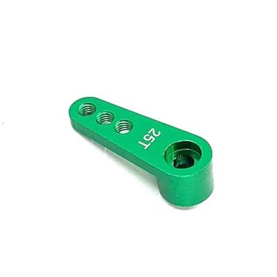 Rc Upgrade Spare For 1:8 1:10 Premium Titanium Aluminum 25T Steering Servo Horn Arm RC Model Car High Torque Upgrade Kit(Green)