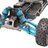 Rc Components For Wltoys 124008 2705 Rod 124010 Metal Rod Steering Adjustable Rod Suitable Remote Control Car Metal Upgrade Accessories(Blue) view 2