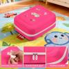 Case Compatible with Little Tikes Story Dream Machine Starter Set, Toys Storage Bag with 5 DIY Embroidery Patches, Organizer for Projector Storytime Books and Audio Character- Pink Rabbit (Box Only) view 3