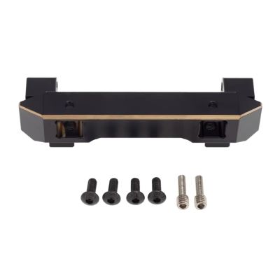 BOQEXSS for Traxxas for TRX-4 1/10 RC Crawler Car Brass Front Bumper Mount Servo Stand Upgrade Parts Accessories Rc Bumpers
