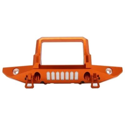 BOQEXSS for SCX6 1:6 RC Car Vehicles Front Bumper Accessories Assembly Modification for Hobby Bracket Truck Spare Parts DIY Rc Bumpers(Orange)