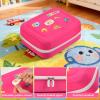 Case Compatible with Little Tikes Story Dream Machine Starter Set, Toys Storage Bag with 5 DIY Embroidery Patches, Organizer for Projector Storytime Books and Audio Character- Pink Letters (Box Only) view 3