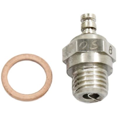 Glow Plugs 2pcs 2 Stroke OS Engine Glow Plug OS8 No.8 O.S. OS8 Plug N Glow Plugs for OS Engine for Car Truck Buggy Accessories