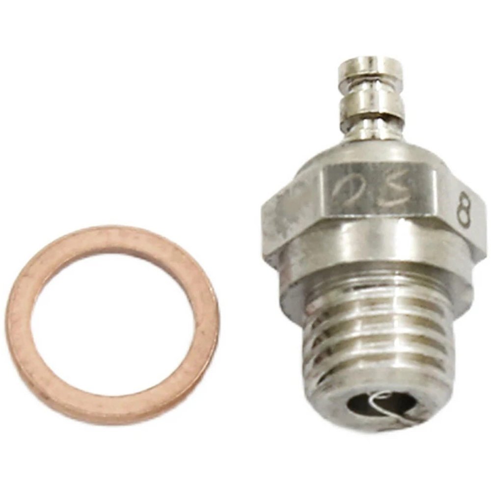 Glow Plugs 2pcs 2 Stroke OS Engine Glow Plug OS8 No.8 O.S. OS8 Plug N Glow Plugs for OS Engine for Car Truck Buggy Accessories