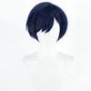 YoonGaram Cosplay Wig HSIU 30Cm blue black short hair Synthetic Wig+Wig cap Comics Norigae YoonGaram cosplay view 3