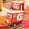 33-Piece Toddler Fire Truck Toy | Electric Firetruck Toys | Fire Engine Toy with Firemen Tool Set | Roleplay Firefighter Toys | Kids Trucks Gifts for Boys & Girls 2+ Years Old view 4