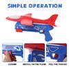 Foam Airplane Launcher Toy | 2-Count Foam Glider Planes for Kids | Kids Airplane Toy with LED Lights | Two Flying Modes - Horizontal & Rotating | Outdoor Toys for Boys & Girls Gift Ages 2+ Years Old view 4
