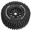 1/8 1/10 RC Short Course Truck Tires 4.96" OD Monster Truck Tires 12/14/17mm Hex Fit for 1:8 Off Road Truck Car Traxxas Slash 2WD 44 Rc4wd Arrma Mojave4S Senton Axial Losi Redcat (Black) view 3