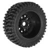 1/8 1/10 RC Short Course Truck Tires 4.96" OD Monster Truck Tires 12/14/17mm Hex Fit for 1:8 Off Road Truck Car Traxxas Slash 2WD 44 Rc4wd Arrma Mojave4S Senton Axial Losi Redcat (Black) view 4