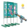 Foam Ball Gun with 12 Soft Bullets & Mobile Target | Light Powered Air Soft Gun for Kid | Shooting Games for Kids | Toy Guns for Kids | Holiday and Birthday Gift for Boys & Girls Ages 5+ Years Old view 2