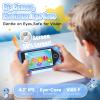 PROGRACE Kids Smart Phone - Talk & Text Learning Toys Cell Phone with Parental Controls, Safe Apps, 4.2" Touchscreen, Dual Camera, Games, Christmas Birthday Gifts for Kids Boys Girls Ages 5-14,Blue view 3