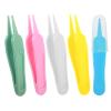 5 Pcs Nose Cleaning Tweezers, 5 Colors Baby Nose Picker with Round Plastic Head for Babys Care Comfortable Effective Noses Picker Tool Baby for Cleaning Ear Canals Nasal Umbilical Dirt view 1