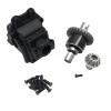 Rc Components For WLtoys 144001 144010 144002 124019 124018 144001-1254 Metal Front Rear Gearbox Differential RC Car Upgrade Spare Parts(Black) view 1