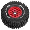 1/8 1/10 RC Short Course Truck Tires 4.96" OD Monster Truck Tires 12/14/17mm Hex Fit for 1:8 Off Road Truck Car Traxxas Slash 2WD 44 Rc4wd Arrma Mojave4S Senton Axial Losi Redcat (red) view 2