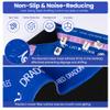 Blue Mahjong Mat for Table with 4 Racks - Anti Slip Mats for Card Poker Playing Board Game Tabletop Gaming - Noise Reduction Foldable Mah jongg Table Cover - Rectangle Mahjong Pad (32" x 32") view 3