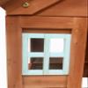 Outdoor Playhouse for Kids Wooden, Play House for Kids Ages 3-8,with Play Kitchen, Half Door, Windows, Flowerpot Holders (Golden) view 3