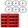 6 PCS Objective Point Marker & Blessing Tracker Compatible with WH40k view 1