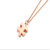 Soulmate Necklace Customizable Long Distance Friendship Gifts Rose Gold Puzzle Piece Necklaces Stainless Steel Necklaces Personalized Jewelry for Boyfriend Girlfriend view 4