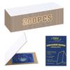200PCS Folded Cardboard Card Protector for Card Vending Machine, 3 x 4.5Inch Thick White Cardboard for Sports Cards Trading Cards Collectible Cards, Hard Card Sleeves for Collectors & Enthusiasts view 1