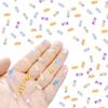 150 Pieces Mini Candy for Dollhouse Miniatures Mini Food for Crafts Tiny Resin Things for Dollhouse Mini Kitchen Micro Landscaping Decoration view 1