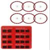 6 PCS Objective Point Marker (Red Color) & Blessing Tracker Compatible with WH40k view 1
